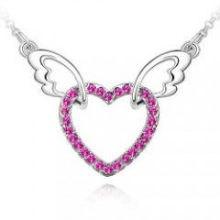 2014 billige Förderung Schmuck Halskette mit Liebe Herzform